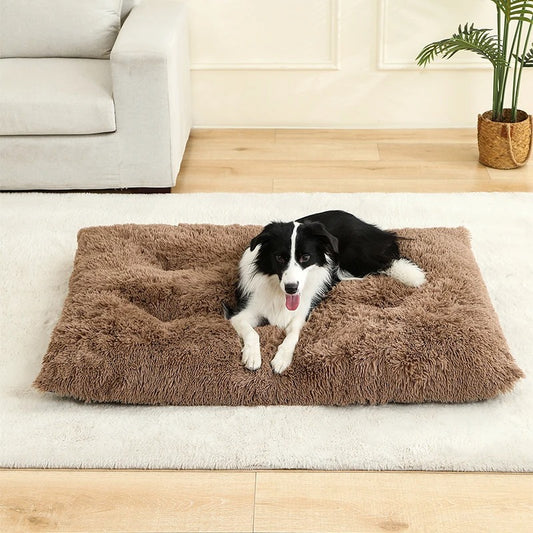 Soft Dog Bed Soft Long Plush Animal Sleeping Sofa