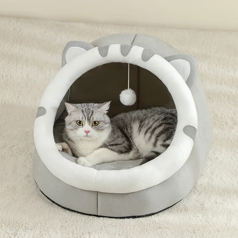 Super Cat Bed Warm Pet House Kitten Cave
