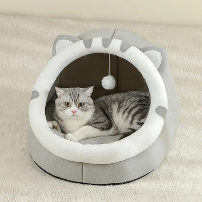 Super Cat Bed Warm Pet House Kitten Cave