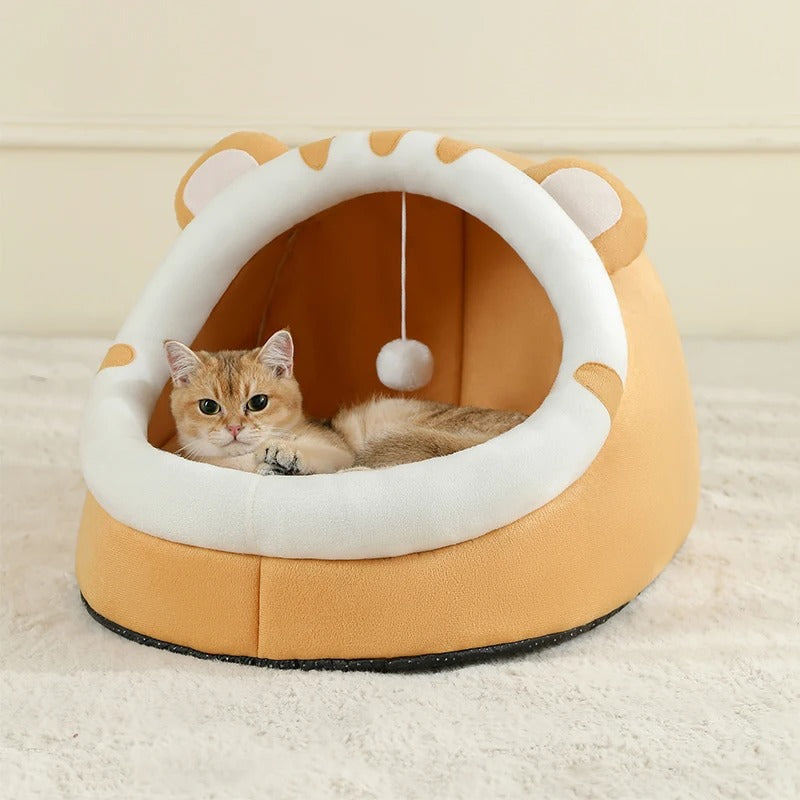 Super Cat Bed Warm Pet House Kitten Cave
