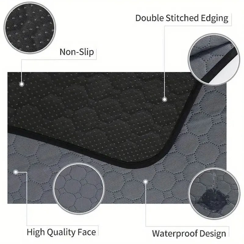 Dog Pee Pad Reusable Washable Dog Urine Mat Car Seat Floor Sofa Waterproof Absorbent Puppy Training Diaper Mat