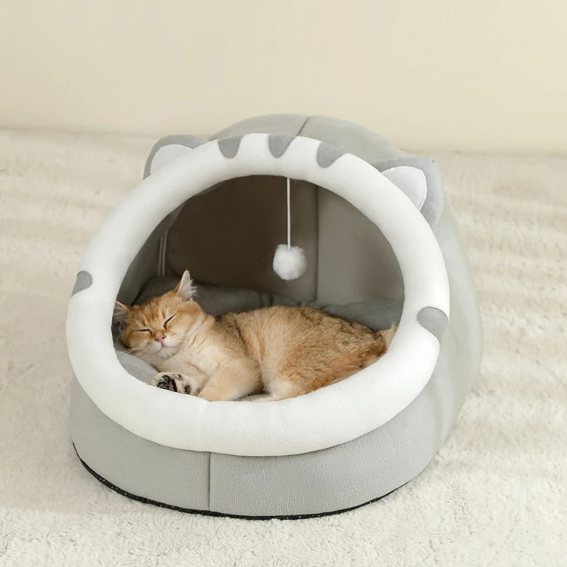 Super Cat Bed Warm Pet House Kitten Cave