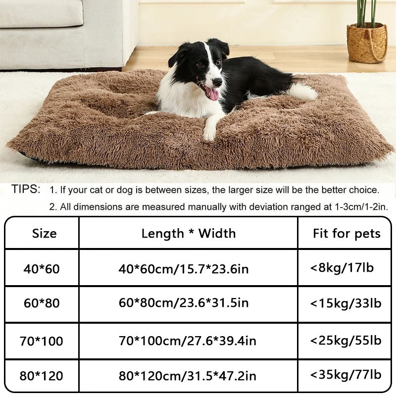 Soft Dog Bed Soft Long Plush Animal Sleeping Sofa