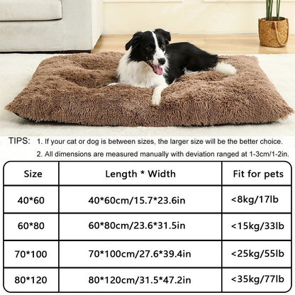 Soft Dog Bed Soft Long Plush Animal Sleeping Sofa